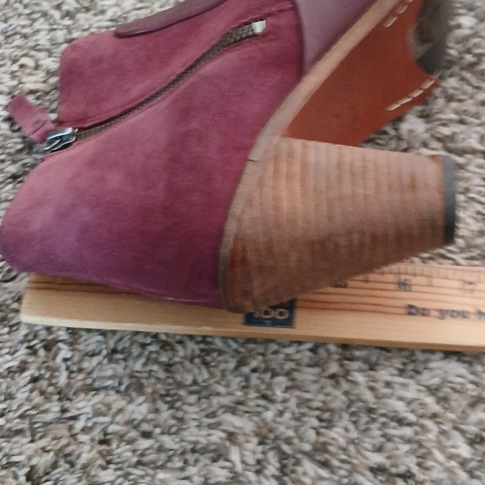 Boden Women's Size 10 US 41 EU Rich Plum Ankle Booties